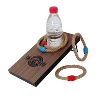 Meilleur jeu de Bar 2 en 1, Mini anneau de lancer et jeu de Table de Cornhole pour la fête et les jeux de lancer de boisson