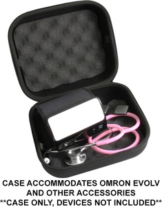 Monitor de pressão arterial personalizado Carry EVA Case para <span class=keywords><strong>Omron</strong></span> Evolv bolsa sem fio do monitor de pressão arterial do braço - Product Image 2