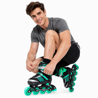 Vente en gros de patins à roulettes en ligne KRD K903 ABEC-7 avec cadre en carbone, roues lumineuses 82A PU, logo personnalisé ou pour usage extérieur