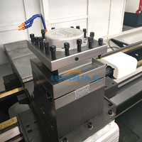 Torno CNC Horizontal CK61100 de Servicio Pesado, 1000 mm de Alcance sobre la Bancada, Máquina de Torneado CNC para Procesamiento de Ejes