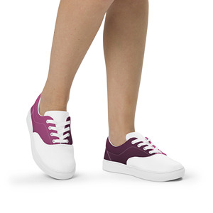 Scarpe da donna in tela con lacci - Product Image 1