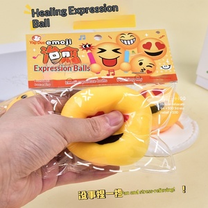 JY Trending Bola Antiestrés de Cara Divertida, Bola de Estrés de Sonrisa de Rebote Lento, Juguete Sensorial, Venta al por Mayor - Product Image 2