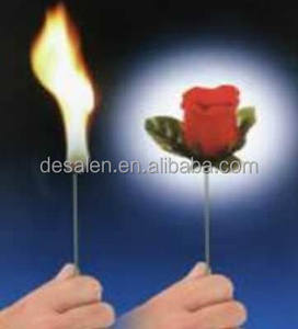 Nouveauté, surprise, <span class=keywords><strong>blague</strong></span>, farce, torche mystique amusante, transforme les roses en magie, tours de magie, feu amusant en rose, cadeau romantique - Product Image 2