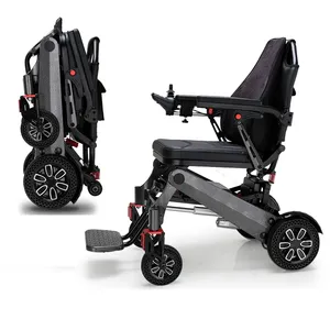 Silla de Ruedas automática para discapacitados, plegable, motorizada, a la venta