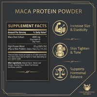 Poudre de protéines de maca végétalienne à marque privée pour l'augmentation des fesses |   Complément alimentaire pour un corps galbant et des hanches sublimes |   OEM ODM Gain de masse musculaire