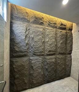 Revêtement mural en pierre artificielle PU, <span class=keywords><strong>prix</strong></span> bas, installation facile, personnalisé, pour la décoration de la maison - Product Image 5