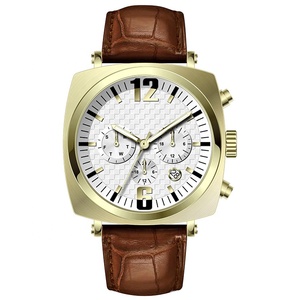 Orologio da uomo con design elegante a forma quadrata orologio a <span class=keywords><strong>mano</strong></span> il tuo LOGO con marchio uomo d'affari oem U2711 - Product Image 3