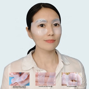 Maschera per <span class=keywords><strong>Occhi</strong></span> in Fogli di Bio Cellulosa con Infusione di Tè Verde, Alghe e Cocco, Idratazione Profonda, Anti-Gonfiore, Anti-Età per Donne, Guangdong - Product Image 1
