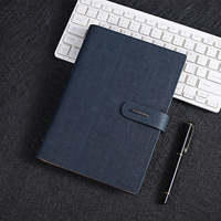 Ensemble cadeau de luxe avec carnet et stylo personnalisés, ensemble de journal en cuir noir magnétique A5, carnet A5 personnalisé, journal relié rigide