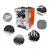 Mini machine à crème glacée électrique petite machine à crème glacée molle commerciale en vente