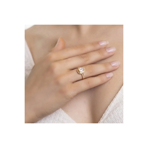 Anillo Baguette de Oro de 22 Quilates, Pieza de Joyería 3160 - Product Image 1