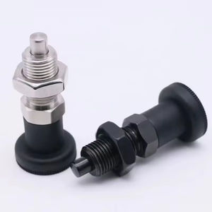 สลักล็อคเกลียวละเอียดแบบมีปุ่มกดล็อคเอง สีดำ ผลิตตามสั่ง ยี่ห้อเซินเจิ้น เล่อไท่ คาร์บอนสตีล - Product Image 3