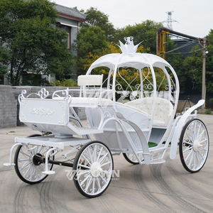 รถม้าฟักทองเจ้าหญิงซินเดอเรลล่าสุดโรแมนติกสี่ล้อสำหรับจัดแสดงในเมือง - Product Image 5