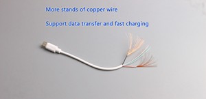 Bền 1M Màu Đen Type-C 4A Nhanh Chóng Sạc <span class=keywords><strong>USB</strong></span> A Để C Cáp Dữ Liệu Cho Điện Thoại Android Pad TPE PVC Áo Khoác - Product Image 4