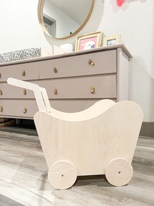 Landau en <span class=keywords><strong>bois</strong></span> au design moderne pour tout-petits, poussette en <span class=keywords><strong>bois</strong></span>, berceau, <span class=keywords><strong>chariot</strong></span> à pousser et <span class=keywords><strong>chariot</strong></span> pour bébé <span class=keywords><strong>de</strong></span> 2 ans, cadeau - Product Image 4