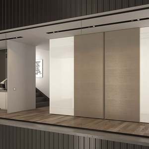 Armoire coulissante modulaire en MDF Santopova, design moderne, avec miroir, placard sur mesure - Product Image 4