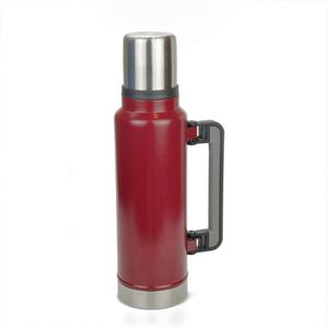 Gourde isotherme en acier inoxydable de grande capacité 1,0 L, 1,4 L, 1,9 L, bouteille d'eau isolée sous vide, tasse de voyage pour les sports de plein air - Product Image 2