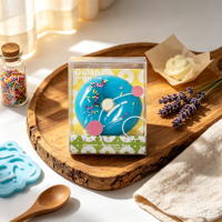 Savon artisanal hydratant en forme de donut, parfum naturel aux huiles essentielles, pour le soin de la peau, souvenir, usage quotidien