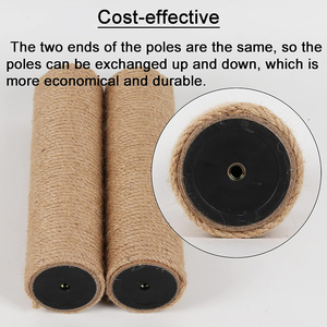 Cat <strong>Scratching</strong> <strong>Post</strong> for DIY Replacement <strong>Post</strong> Accessories Indoor Cat Tree Jute Climbing Frame <strong>Kitten</strong> Toy Pet Furniture - Product Image 3