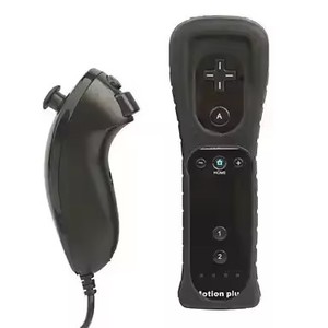 Từ Xa xử lý Nunchuck Gamepad cho Nintendo <span class=keywords><strong>Wii</strong></span> Điều khiển phím điều khiển được xây dựng trong chuyển động cộng với với Silicone trường hợp - Product Image 2