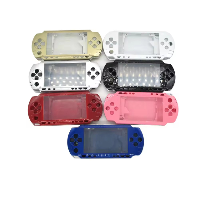 CTHTBZ Full Set Replacement Housing Shell Case for PSP 1000 1001 Console Housing Shell Cover Clear With Buttons Parts