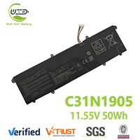 Batería de Repuesto para Portátil C31N1905 para Asus S4600F S5600F S433FL S521FA S533F K533F ADOL14FLC