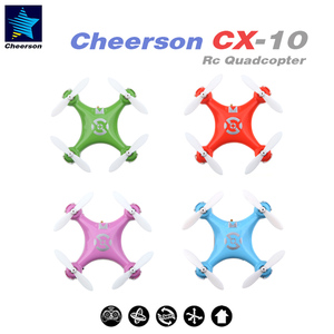 Mới nhất JJRC <span class=keywords><strong>Cheerson</strong></span> <span class=keywords><strong>CX</strong></span>-10 CX10 Mini <span class=keywords><strong>Drone</strong></span> 2.4G 4CH 6 trục LED rc Quadcopter RTF RC bay không người lái - Product Image 3