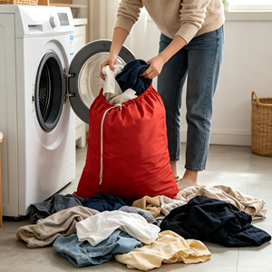 <b>Extra</b> <b>Large</b> Laundry <b>Bag</b> 30"x40" Drawstring Dirty Clothes <b>Bag</b> Travel Laundry <b>Bags</b> Fit a Laundry Basket - Product Image 4