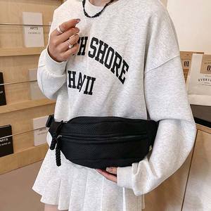 حقائب صدر كاجوال محمولة متقاطعة مع الجسم بلون واحد للبيع بالجملة ، حقائب رياضية أنيقة للرجال والنساء - Product Image 5