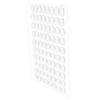Ruban adhésif transparent en acrylique double face à haute viscosité, amovible sans trace, pour figurines et décoration intérieure