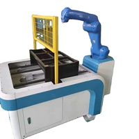 Robot industriel articulé haute vitesse 4-6 axes avec bras motorisé PLC, ligne robotisée portique clé en main, commande CNC 24/7 sans surveillance