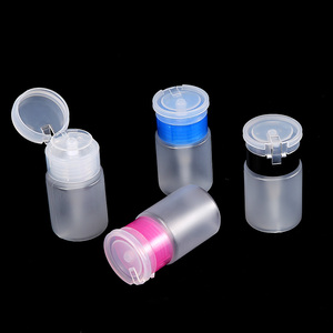Botella de Plástico de 60 ml con Bomba Dosificadora para Limpiar y Remover Esmalte de Uñas, Dispensador Portátil Mini, Recargable, Herramienta para Manicura y Arte de Uñas - Product Image 4