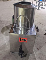 Automatische hoogwaardige roestvrijstalen aardappelwasser en -schiller voor groente- en fruitverwerkingsbedrijven 1,5KW/2,2KW 110V/220V 200-350 kg/uur