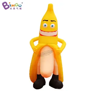 Newly Design Realistic Giant Inflatable Banana Model Valentine's Day Decoration Inflatable Cartoon Design For Holiday Decoration