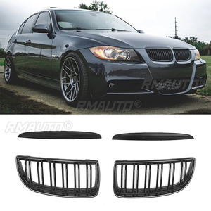 Parrilla Delantera Negra para BMW 325i 328i 328xi 335i 335xi 330i 330xi para BMW E90 E91 2005-2008 Touring 4 Puertas - Product Image 1