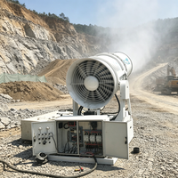 Canon à brouillard fiable pour l'élimination et la réduction de la poussière sur les chantiers de construction et les grands sites miniers