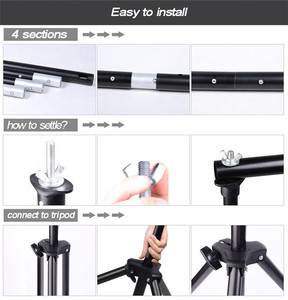 Equipo de fotografía, <span class=keywords><strong>Flash</strong></span> de estudio fotográfico, luz estroboscópica, Softbox, Kit de iluminación - Product Image 4