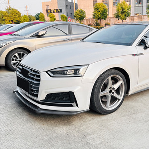 ลิ้นกันชนหน้า Audi A5 S5 Sline F5 ลายคาร์บอนไฟเบอร์ ผิวด้าน ปี 2017-2020 AMP-Z - Product Image 1