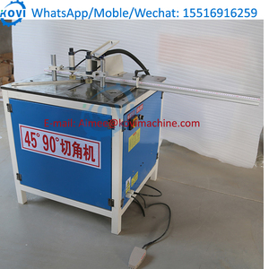 Coupeur d'angle réglable hydraulique à grande vitesse entaillant la découpeuse d'angle en métal de l'aluminium 45 degrés 90 degrés - Product Image 3