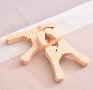 Clip forti fatte a mano in <span class=keywords><strong>legno</strong></span> per giocare a coperte da costruzione <span class=keywords><strong>di</strong></span> seta - Product Image 2