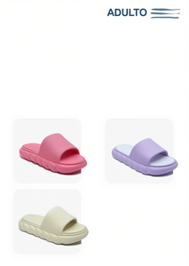 Ciabatte EVA per Adulti Viola 25 Stile Cloud Punta Aperta per Tutte le Stagioni Uso Domestico - Product Image 1