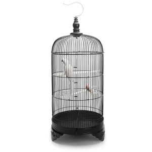 <span class=keywords><strong>Cage</strong></span> à oiseaux décorative élégante à deux étages pour la maison et le jardin-Métal durable, conception artistique, assemblage facile - Product Image 1