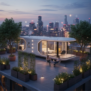 Unidad de Vivienda Modular Apilable y Expandible con Estructura de Acero Impermeable para la Construcción de Hoteles o Complejos <span class=keywords><strong>Residenciales</strong></span> - Product Image 5