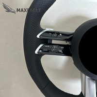 Volant de voiture en cuir personnalisé pour Mercedes Benz AMG W204 C63 W212 W218 W207 W172 W223 - Pièces de mise à niveau