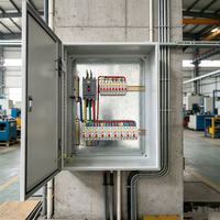 Boîtier de distribution d'alimentation principale triphasé personnalisé, directement de l'usine OEM, avec hubs de communication pour panneaux de commande électriques