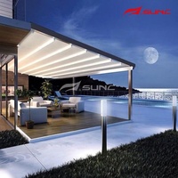 Pergola rétractable pour enfants, bâtiment de jardin personnalisé, pare-soleil rétractable, pour Restaurant, balcon