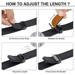 Bracelet magnétique en cuir et silicone 18 mm 20 mm 22 mm compatible avec Samsung Watch Ultra 7 <span class=keywords><strong>6</strong></span> 5 <span class=keywords><strong>Huawei</strong></span> GT5 Sport, bracelet de remplacement - Product Image 4