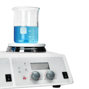 صفيحة تسخين رقمية LCD مع تحكم رقمي بالتحريك والتسخين بأربع قنوات للمختبرات مع طبق تسخين - Product Image 4