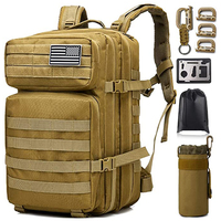 Sac à dos tactique imperméable de grande taille pour la randonnée, le camping et les voyages, sac d'assaut de 3 jours, sac Molle, vente en gros
