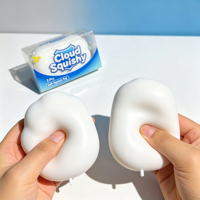 Balle de savon souple anti-stress, jouet sensoriel à presser, blocs ronds remplis, jouets ASMR anti-stress pour adultes, cadeau